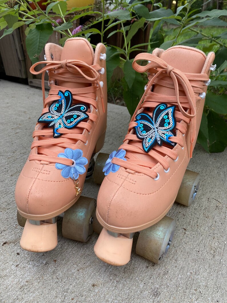 Roller Skate Accessories Sparkle Butterfly Wings 1 Pair Etsy