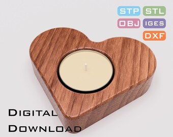 cnc router model 3d printer for market seller and beginner tea candle holder valentine day girlfriend gift wife