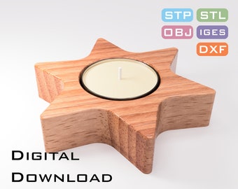 cnc router easy vectric model tea candle for 3d printer  valentine day gift girlfriend gift wife