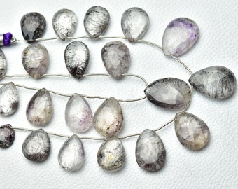 天然スーパーセブンペアービーズ 9 x 13 mm ～ 17 x 24 mm ファセット