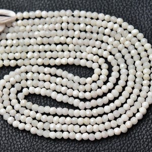 Natural Silverite Rondelle Beads 4mm Faceted Rondelles Gemstone Beads Rare Silverite Bead Jewelry Making Beads Supplier 13 Inch Strand No349