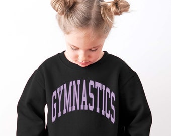 Kids Gymnastics Sweatshirt: Preppy Style, Unisex Fit