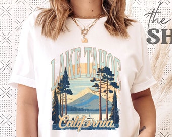 Vintage Lake Tahoe Sweatshirt: Retro California Lake Life Shirt
