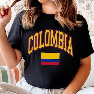 Colombia Shirt Colombian Flag T-shirt Colombiana Shirt Unisex Fit South America Shirt Latin America Shirt