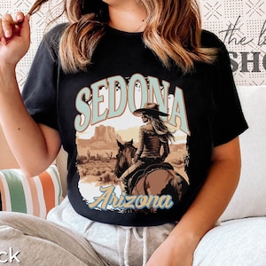 Sedona Shirt Vintage Arizona Tshirt Unisex Git Western State Shirt Independence Day Gift Desert City Shirt Vintage Sedona Bachelorette Shirt