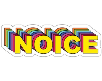 NOICE! Funny Jake Peralta  Quote Sticker Funny TV Show Laptop Stickers B99 Sitcom Fan Gift