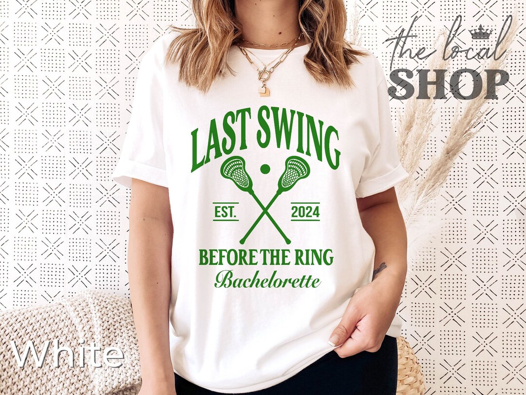 Custom Lacrosse Bridal Party Shirts Preppy Bachelorette Merch Matching
