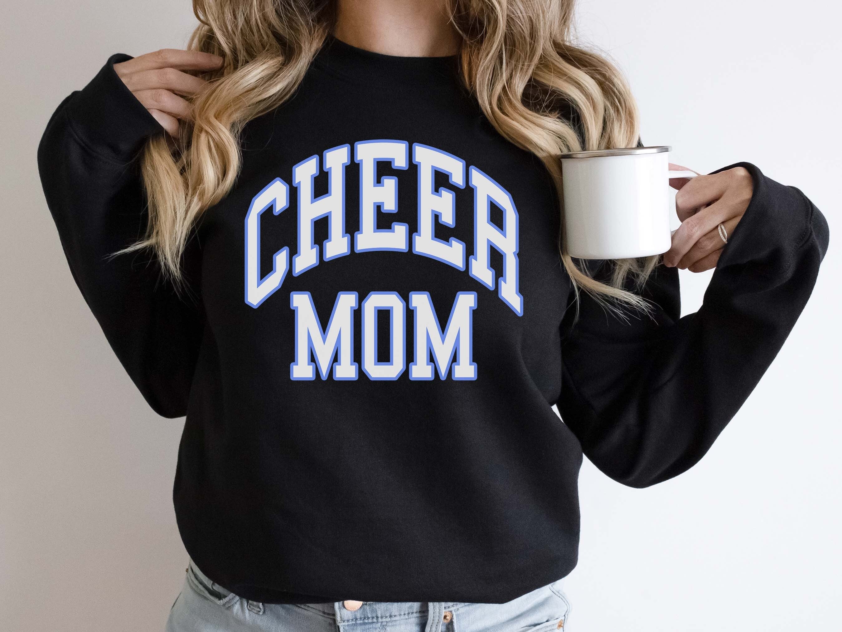 Cheer Mom Crewneck Sweatshirt Cheerleading Flyer Stunt