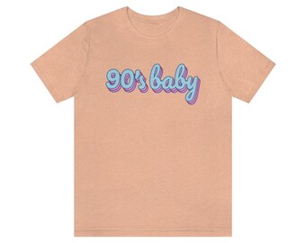 90's Baby Shirt Retro Born in the 90s T-shirt Unisex Fit 90's Baby Shirt Retro Born in the 90s T-shirt Unisex Fit