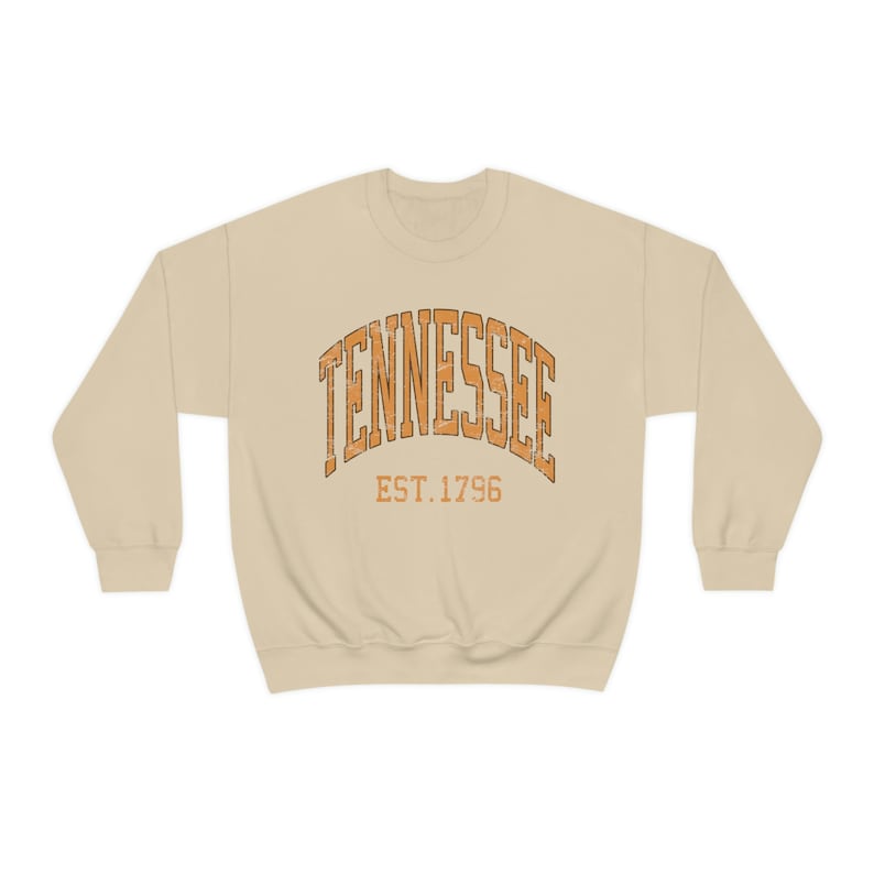 Sudadera vintage de Tennessee: jersey retro desgastado del estado imagen 10