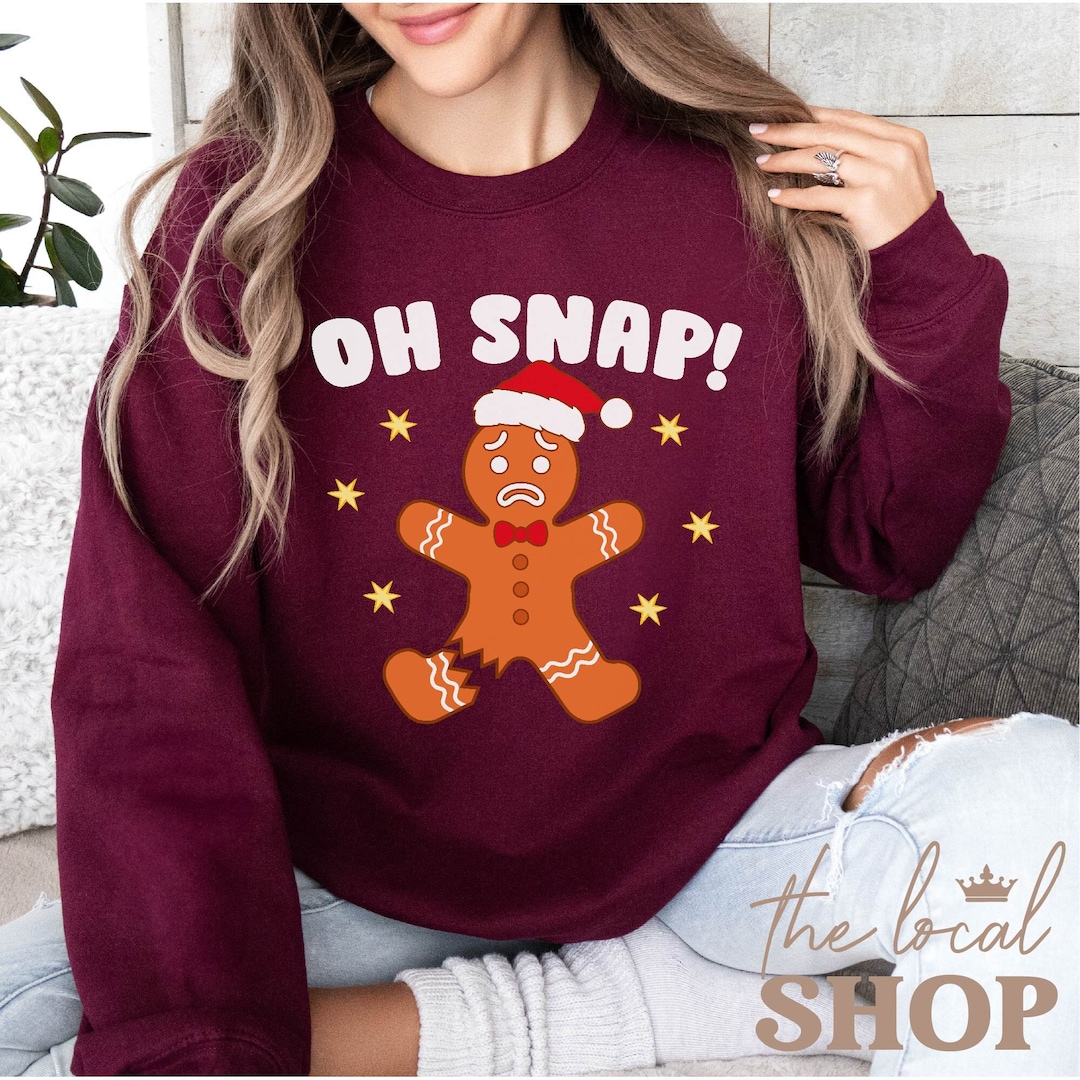 Oh snap cheap gingerbread sweater