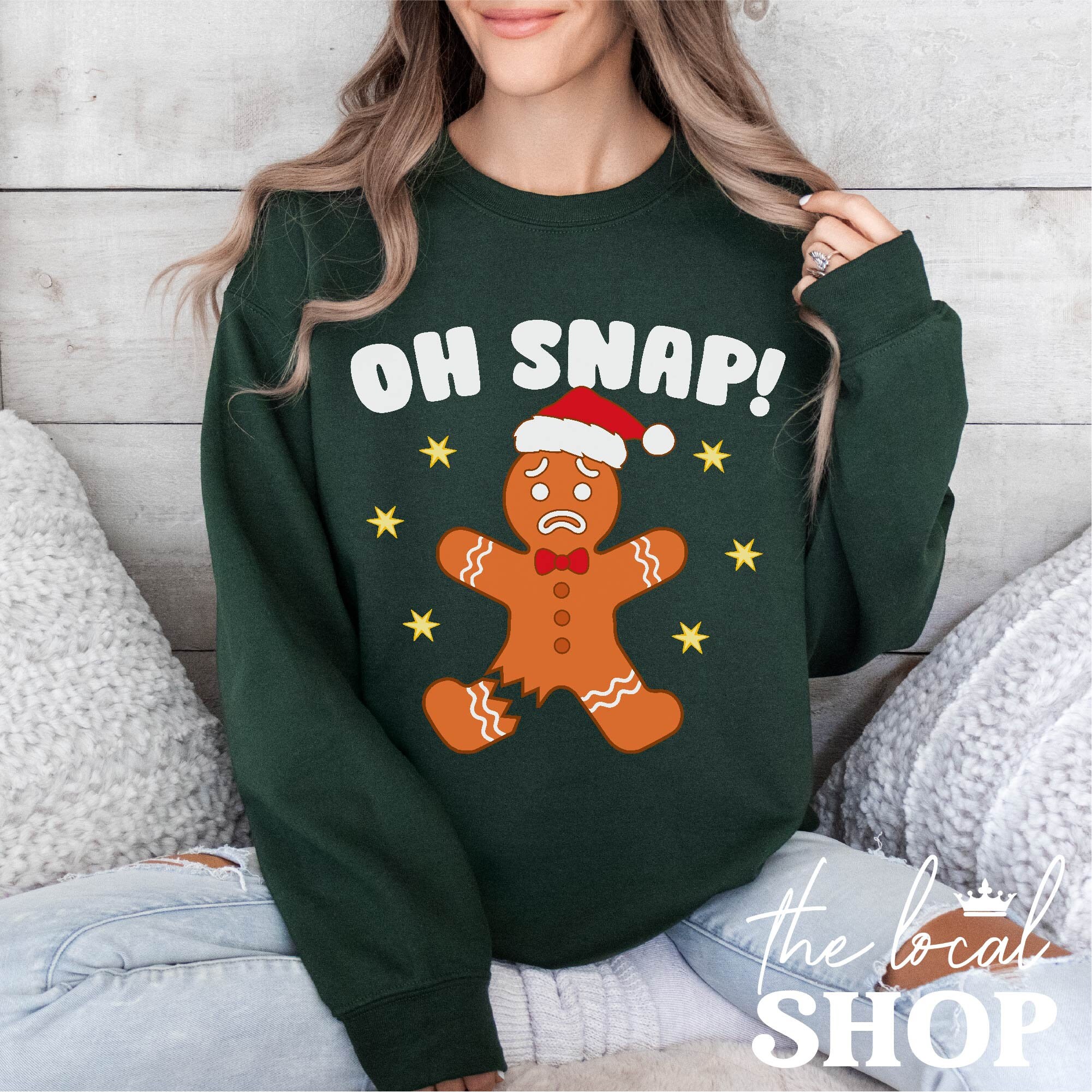 Men's oh deals snap christmas sweater