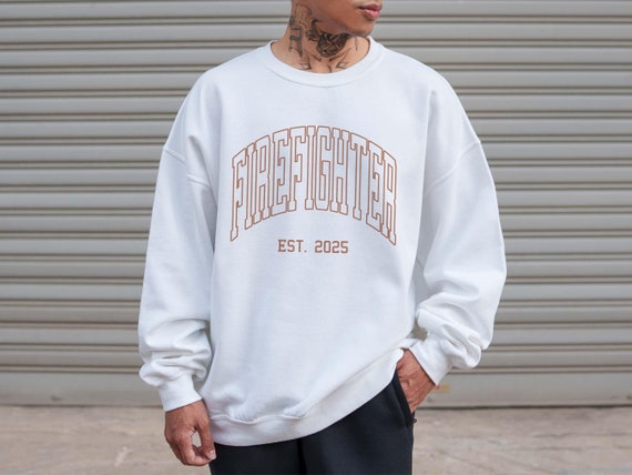 Custom Firefighter Est. Year Sweatshirt - Unisex Fit