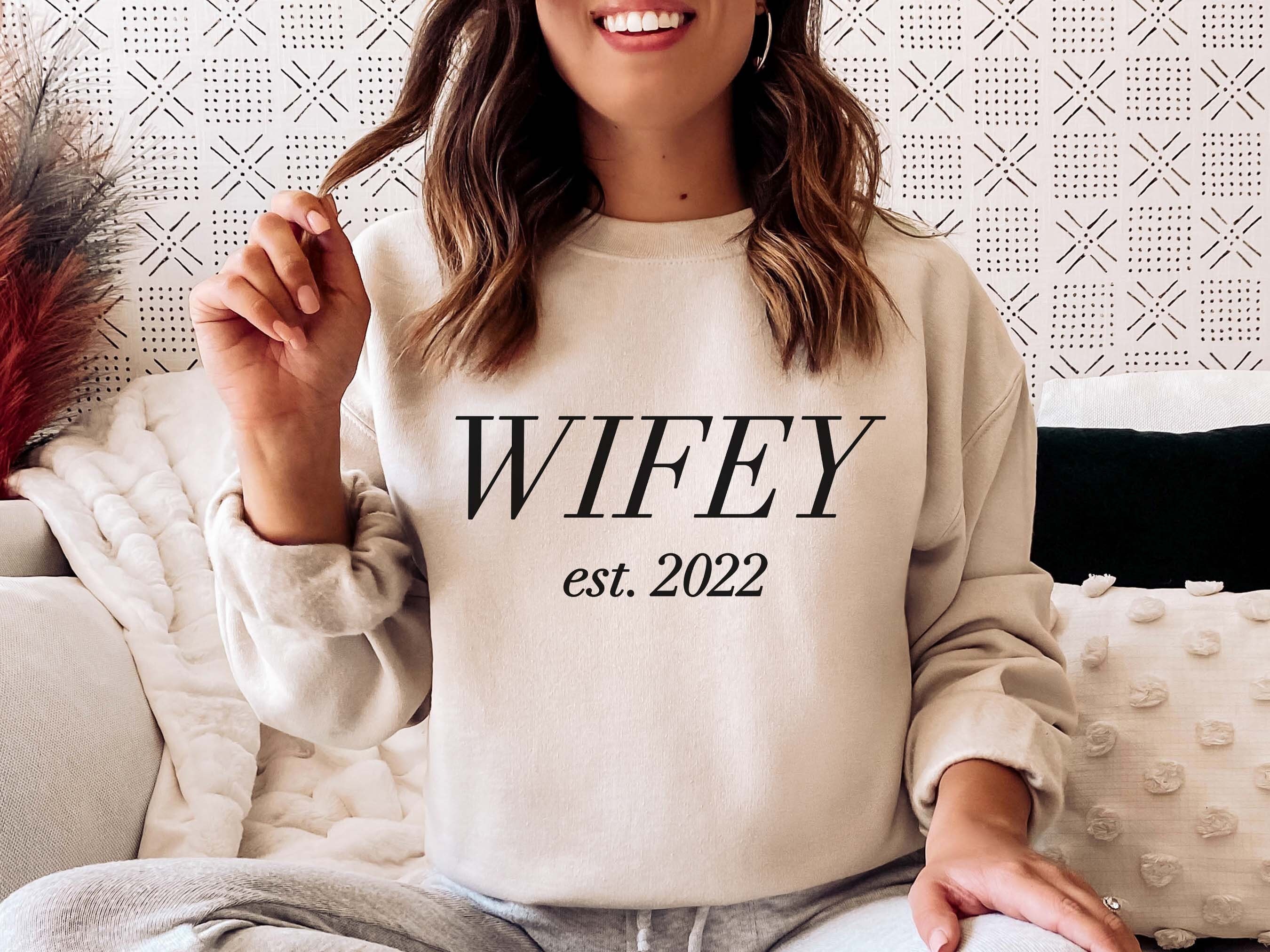 Wifey Sweatshirt Custom Wife Sweatshirt 