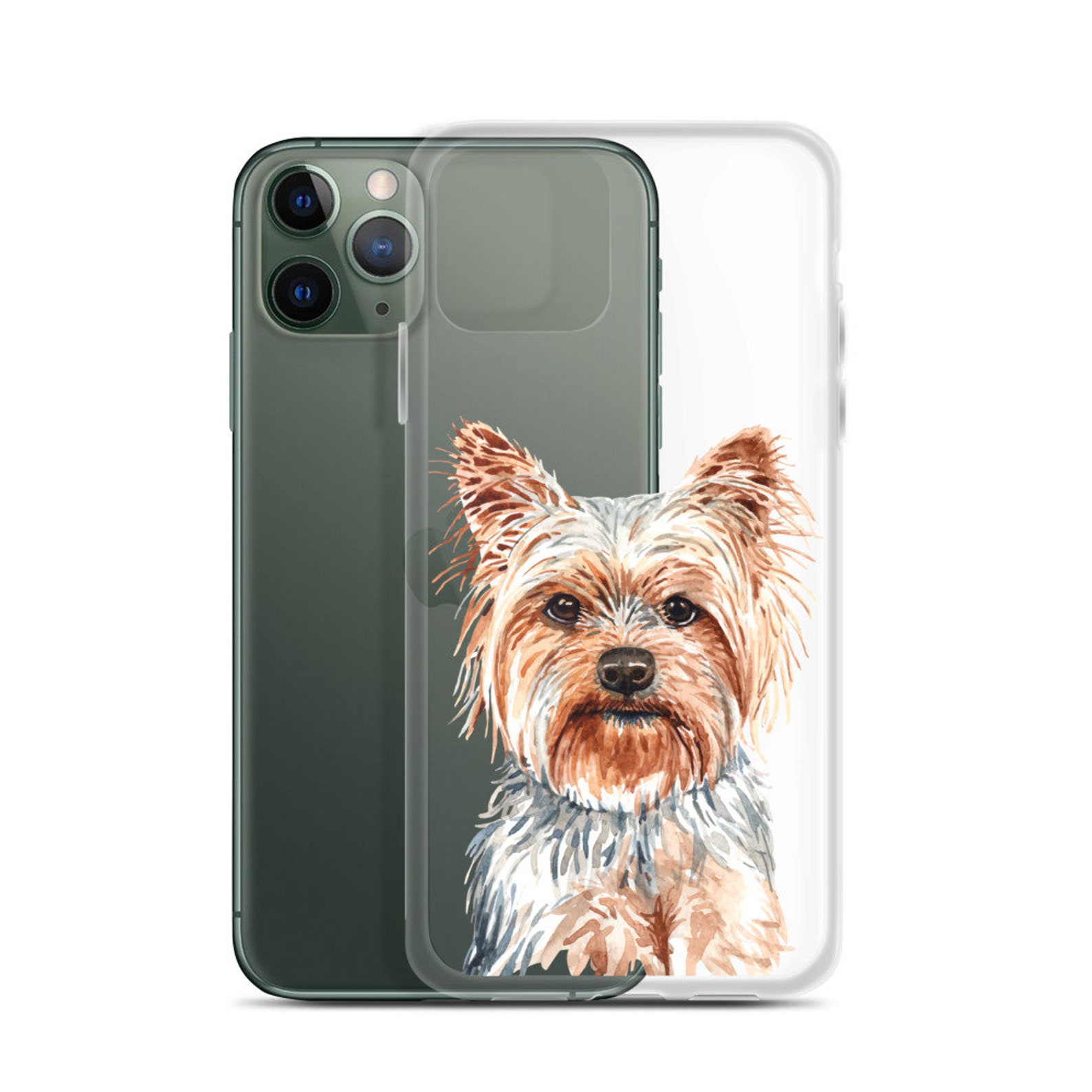 Yorkshire Terrier Iphone Case Beautiful Watercolor Yorkie Dog Etsy