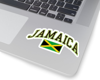 Jamaica Sticker Jamaican Flag Sticker Jamaica Laptop Stickers Custom Country Stickers