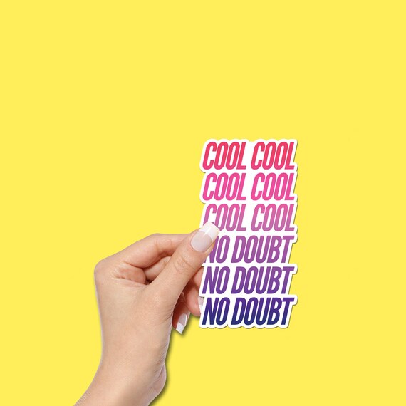 Cool No Doubt Funny Jake Peralta B99 Quote Sticker Funny Tv Etsy