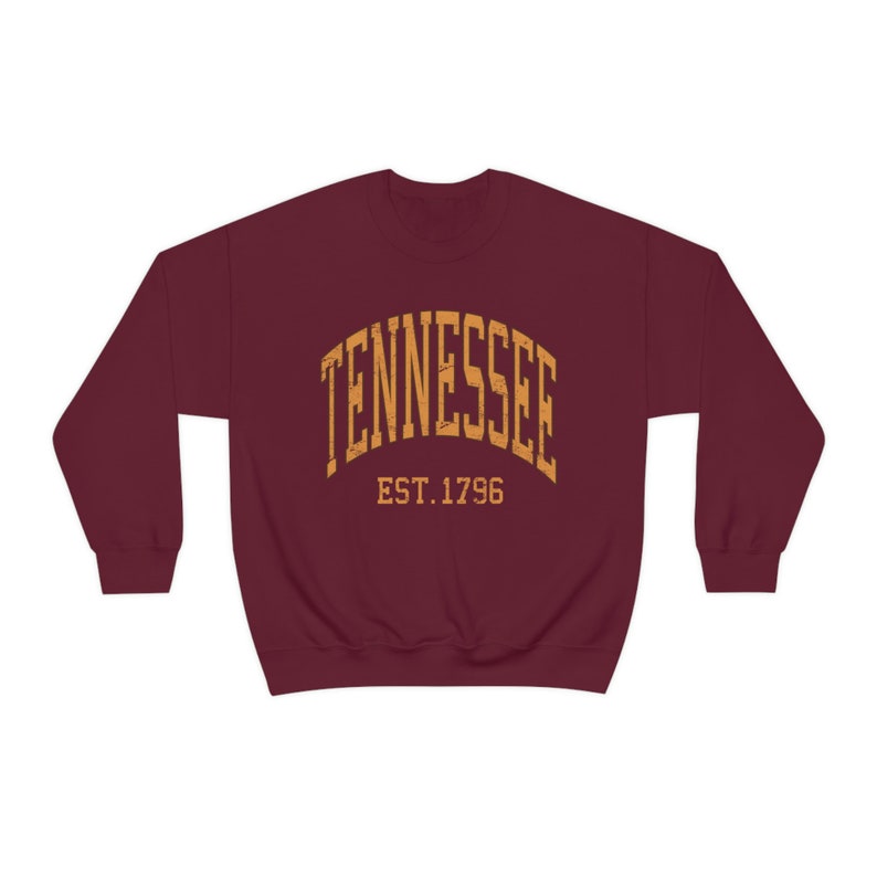 Sudadera vintage de Tennessee: jersey retro desgastado del estado imagen 8