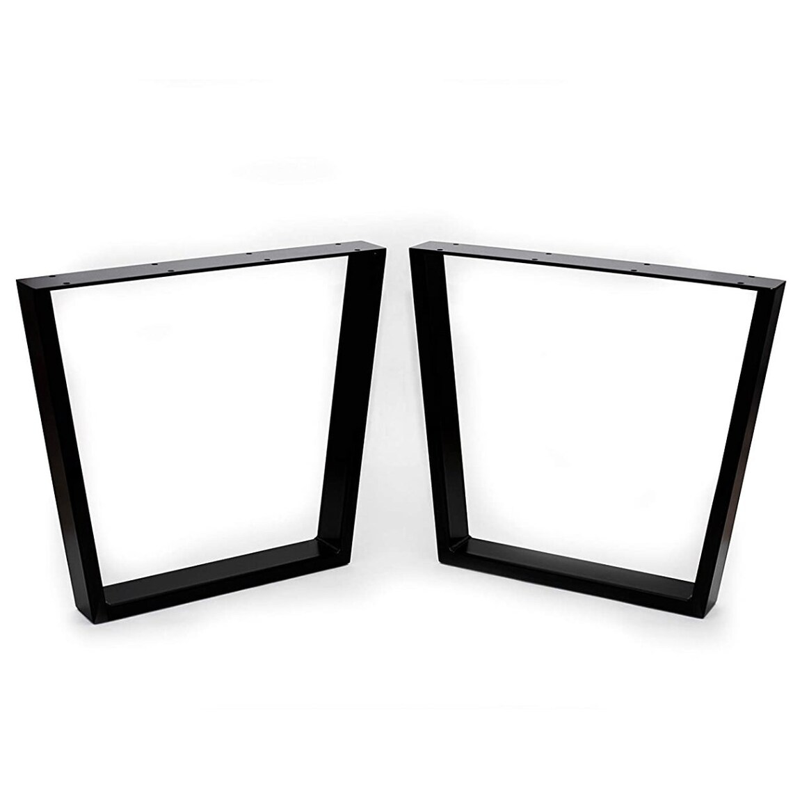 Trapezoid Metal Dining Table Legs Heavy Duty Modern Desk Legs Etsy