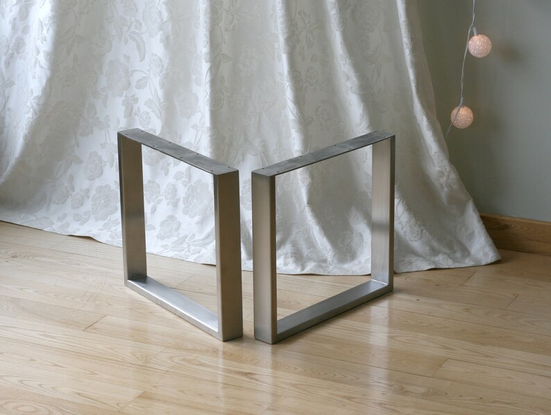 Stainless Steel Legs Metal Table Legs Table Legs Stainless Etsy