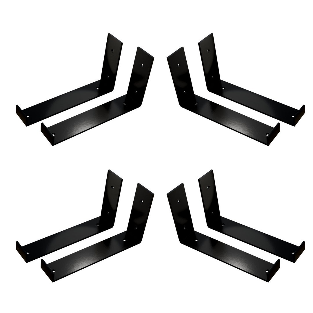 4 Pack Shelving Heavy Duty Brackets Metal Kitchen Shelf Bracket Etsy