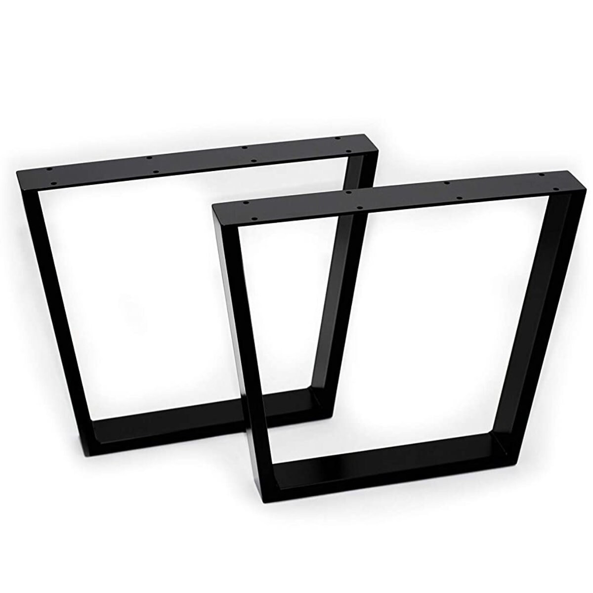 Trapezoid Metal Dining Table Legs Heavy Duty Modern Desk Legs Etsy