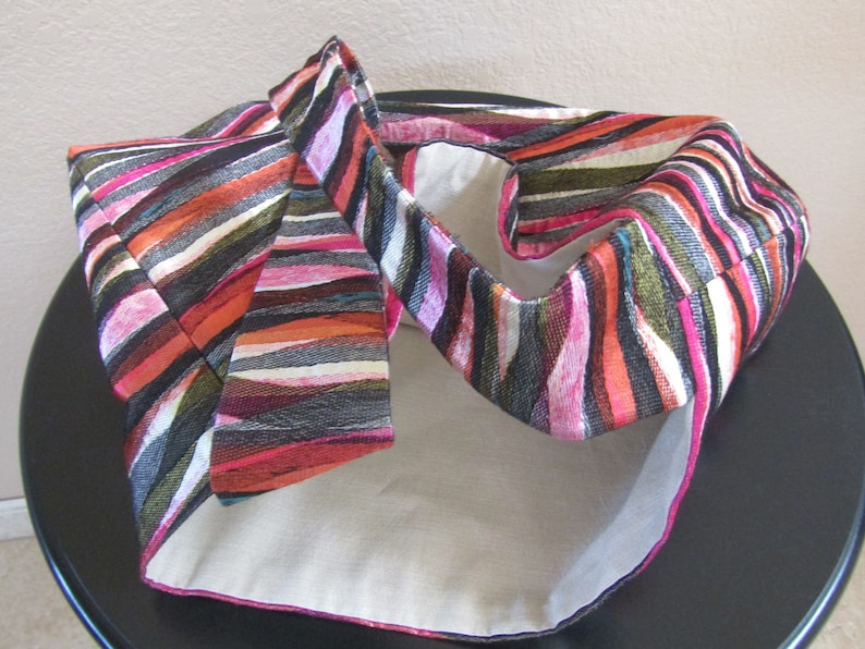 Colorful Waves Slouchy Bag