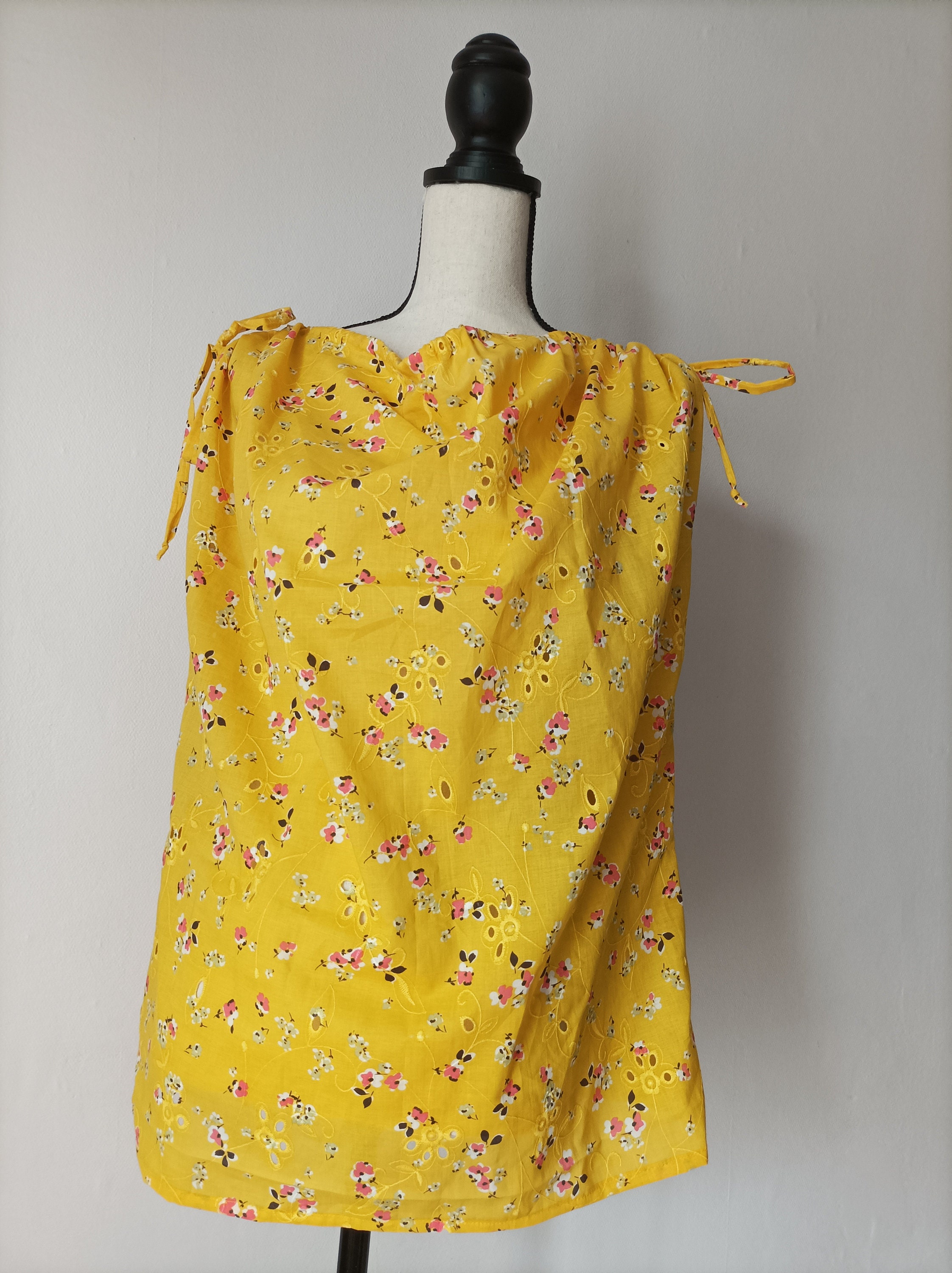 yellow tunic top