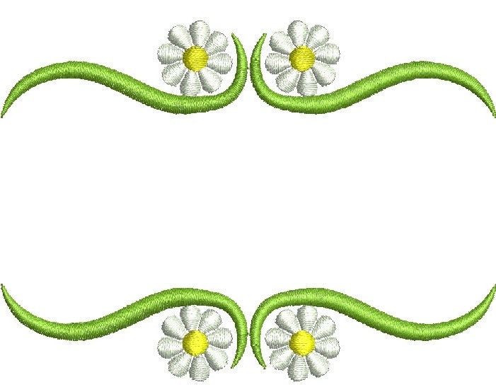 Frame embroidery design machine embroidery design Etsy