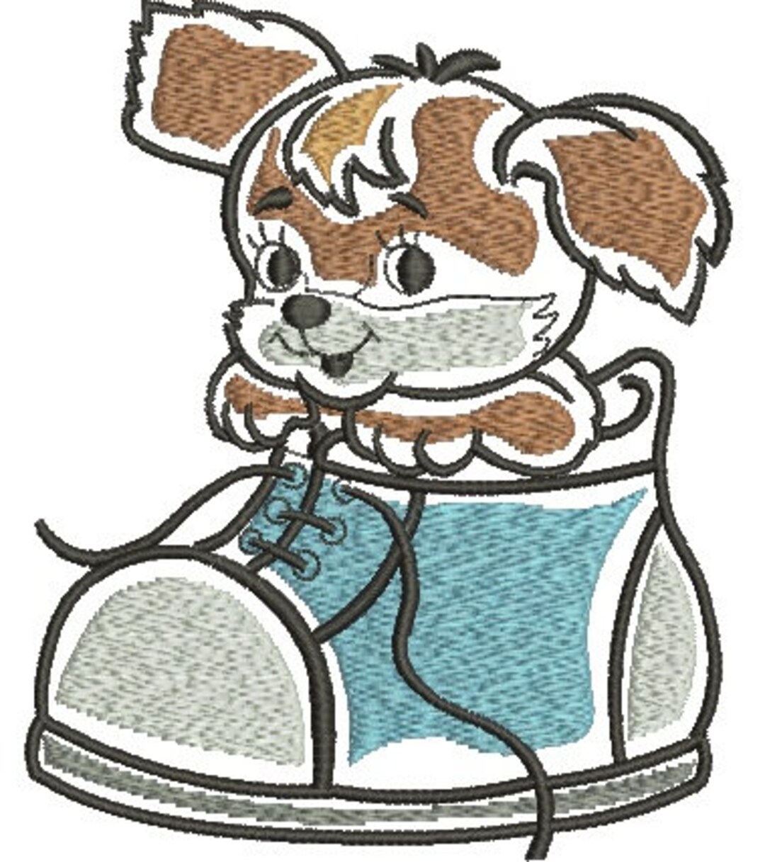 Little Dog Baby Embroidery Design Pattern File Machine - Etsy