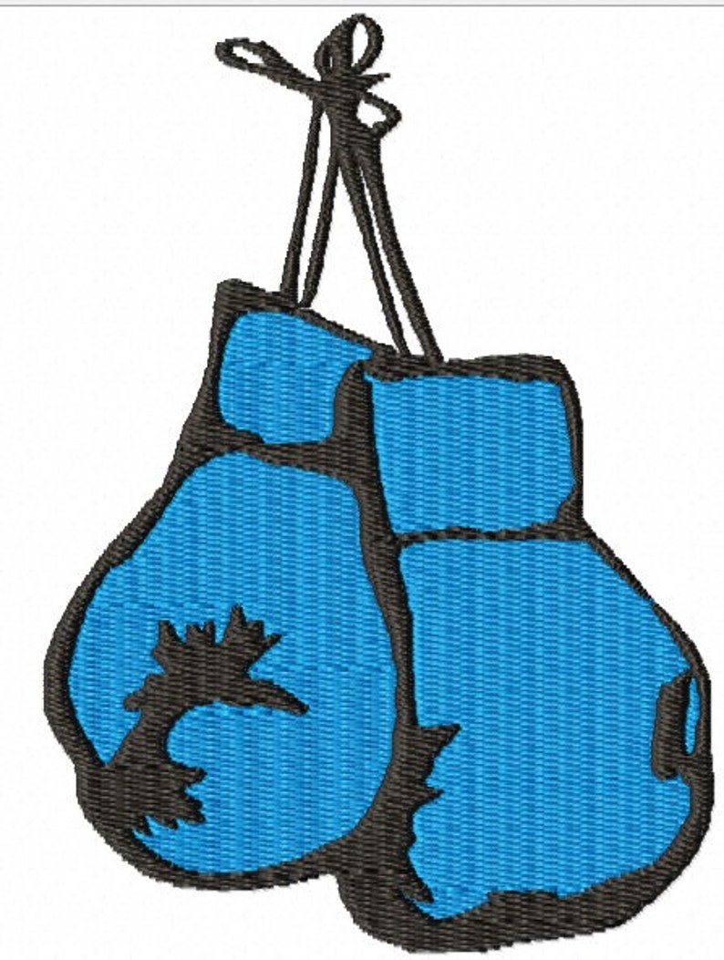 Boxing Gloves Machine Embroidery Designs instantly download Etsy
