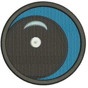 ronde ogen vier maten / ogen voor een knuffel machineborduurontwerpen, direct downloaden