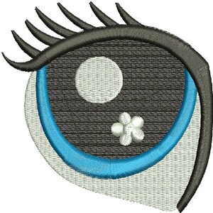 OCCHI, coppia - sinistro e destro / occhi per peluche Disegni da ricamo a macchina, sinistro e destro, scaricabili all'istante