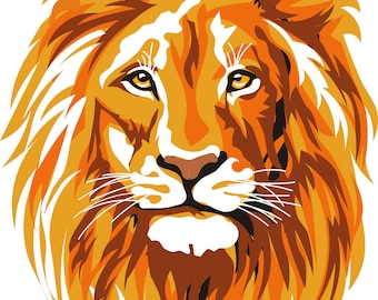 lion SVG. dxf, PNG. EPS. jpg big size 300 dpi