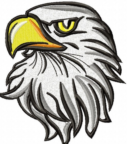 Eagle embroidery machine embroidery design instant download  etsy