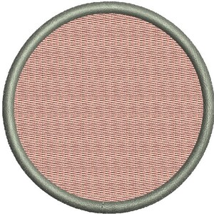 Machineborduurontwerp met cirkelpatch, direct downloaden