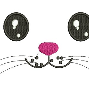 muzzle with  eyes Machine Embroidery Designs, instantly download