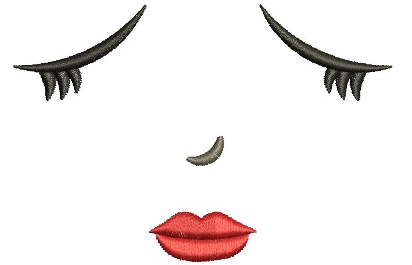 Muzzle with closed eyes nose and smile / Muzzle for | Etsy