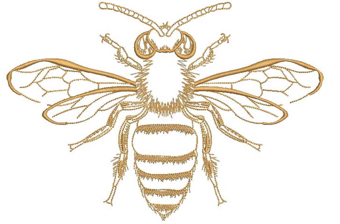 Honey Bee Machine Embroidery Designs, Instantly Download Etsy