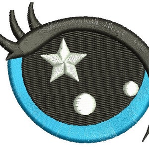 coppia di occhi di unicorno, cavallo, cervo - sinistro e destro / occhi per peluche Disegni per ricamo a macchina, sinistro e destro, scaricabili immediatamente