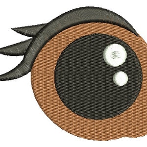 horse, unicorn , Deer BIG EYES, pair - left and right / eyes for soft toys Machine Embroidery Designs, left and right, instantly download