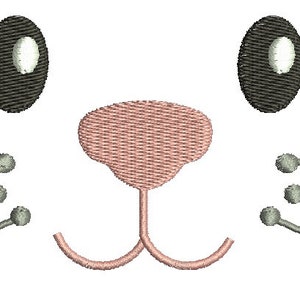 Cara de conejito, cara de bordado de Pascua, diseños de bordado a máquina de conejo, descarga instantánea