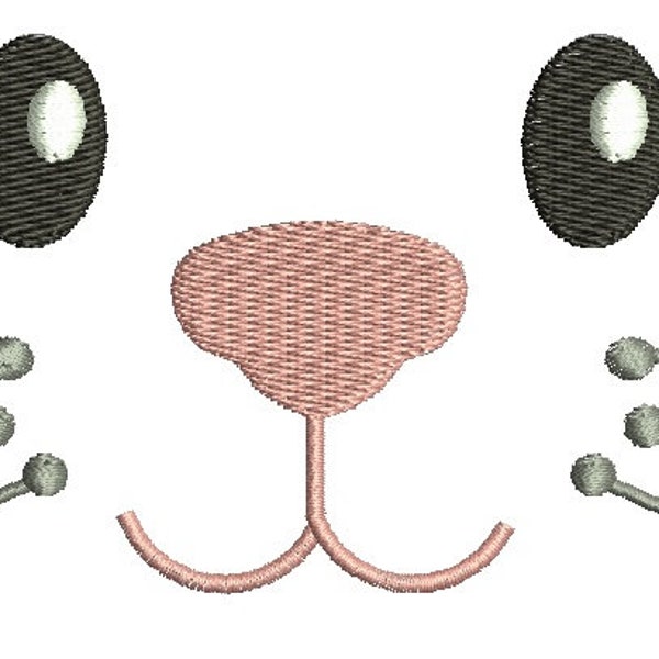 Visage de lapin, visage de broderie de Pâques, motifs de broderie Machine de lapin de broderie, téléchargement instantané