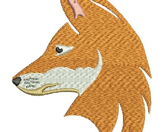 fox Machine Embroidery Design