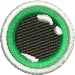 piccoli occhi rotondi semplici per giocattoli orso, gatto, cane / occhi per peluche Disegni per ricamo a macchina, scaricabili immediatamente