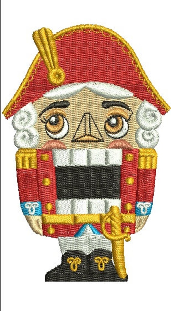 Nutcracker Machine Embroidery Design Instant Download Etsy
