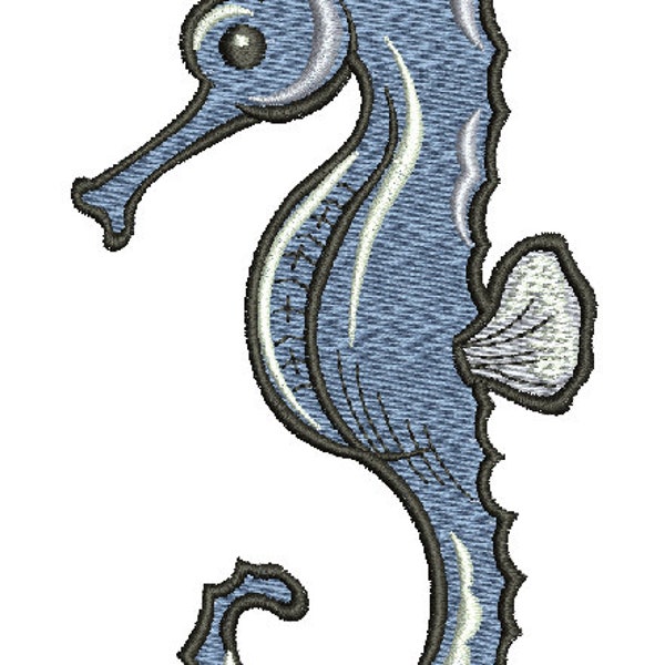 sea horse Machine Embroidery Design