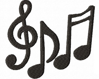 musical notes, music, notes Machine Embroidery Designs, instantly download