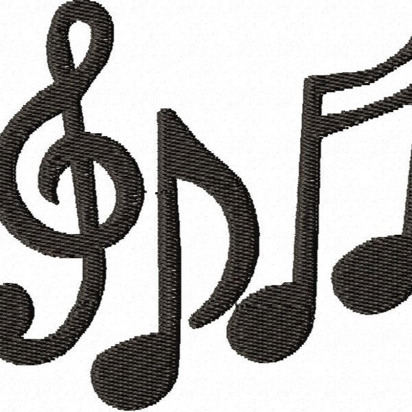 musical notes, music, notes Machine Embroidery Designs, instantly download