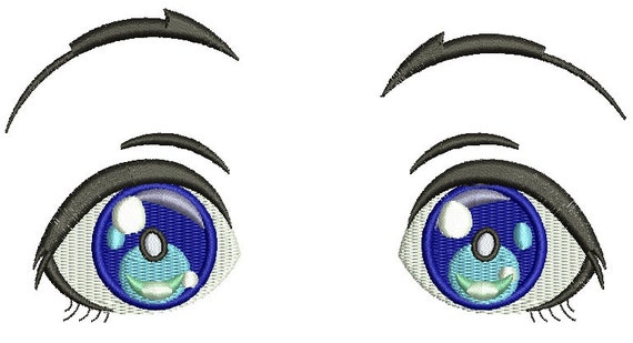 Green Anime Eyes 01 - Neutral